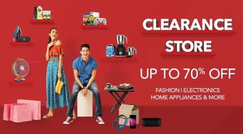 Amazon clearence store India