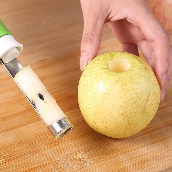 2 in 1 Fruit, Vegetable Peeler and Corer, Ergonomic Handle