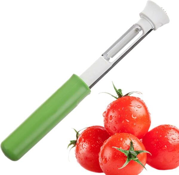 2 in 1 Fruit, Vegetable Peeler and Corer, Ergonomic Handle