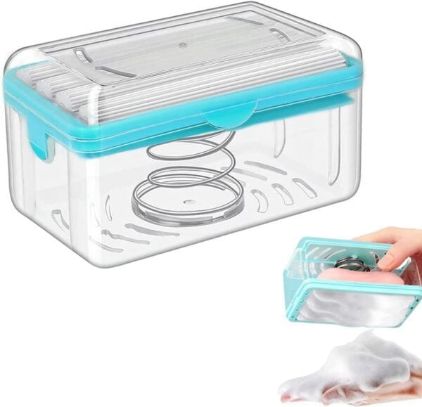 2-in-1 Portable Laundry Rolling Soap Box