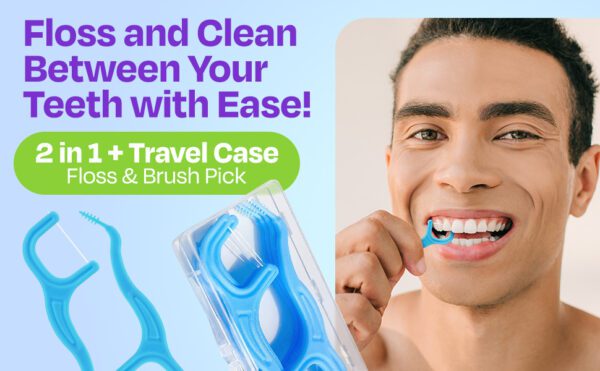 2 in 1 Tooth Cleaning Dental Floss 2