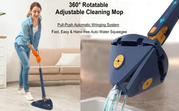 360° Rotatable Adjustable Cleaning Mop