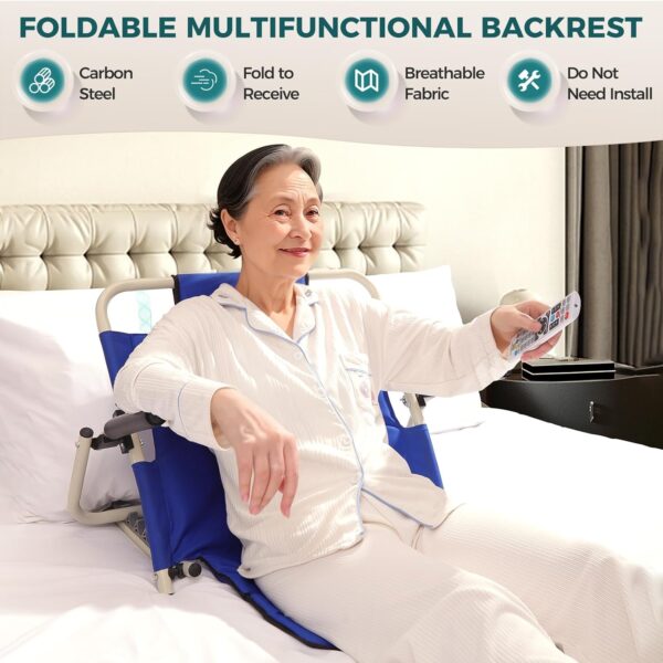 Adjustable Hospital Back Rest for Use On Bed Or Back Support