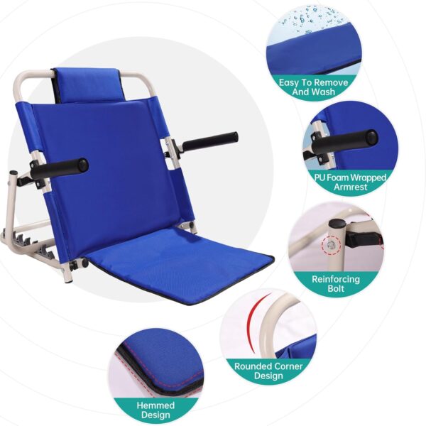 Adjustable Hospital Back Rest for Use On Bed Or Back Support