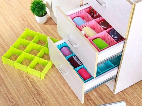 Adjustable Stretchable Interlocking Drawer Divider