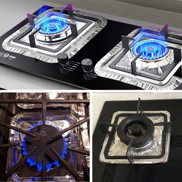 Aluminum Foil Gas Burner Covers 2