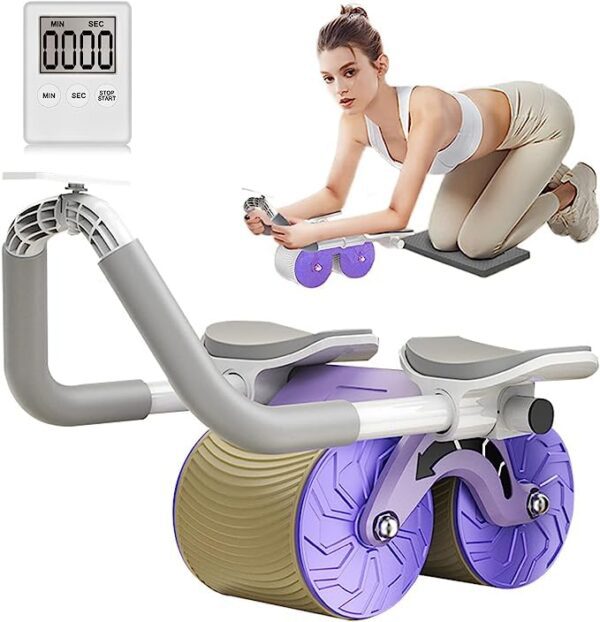 Exercise Roller Elbow Support Automatic Rebound Abdominal Wheel