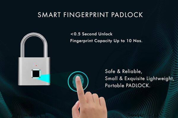 Fingerprint Smart Padlock 5