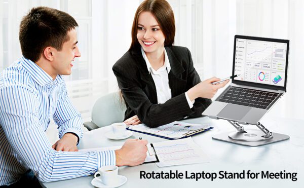 Foldable 360 Degree Rotating Laptop Stand