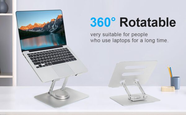 Foldable 360 Degree Rotating Laptop Stand