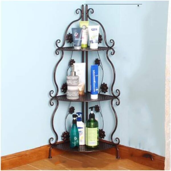 Foldable Corner Shelf Shower Storage Rack Holder