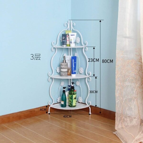 Foldable Corner Shelf Shower Storage Rack Holder