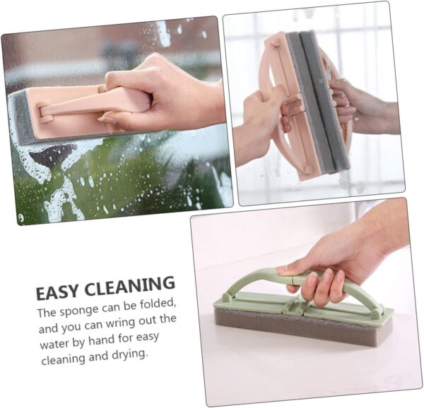 Foldable Kitchen Wall Cleaner Brush and Window Glass