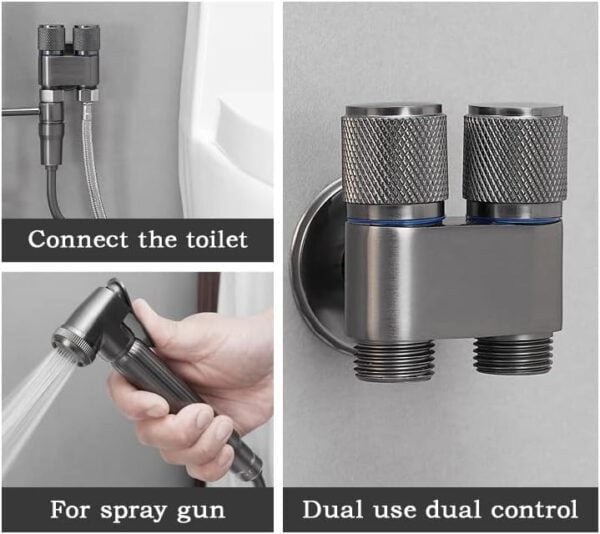 Handheld Wall Mounted Toilet Bidet Sprayer Set 3