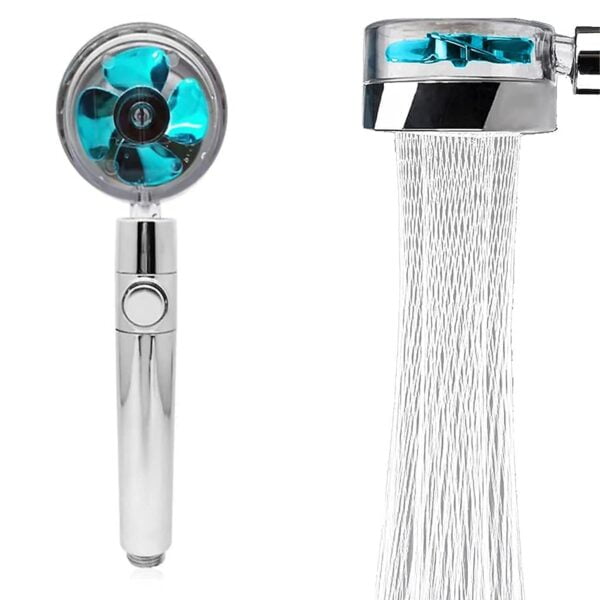 High-Pressure 360° Rotating Water Saving Shower with 2 Filter Option