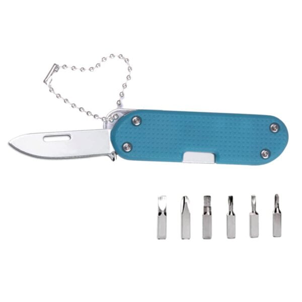 Keychain Style Pocket Cutter with 6-Bit Screwdriver 2