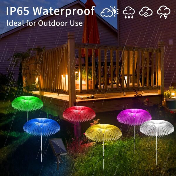 LED Solar Light Outdoor Rechargeable Waterproof Decorative Pathway Lights for Home 3