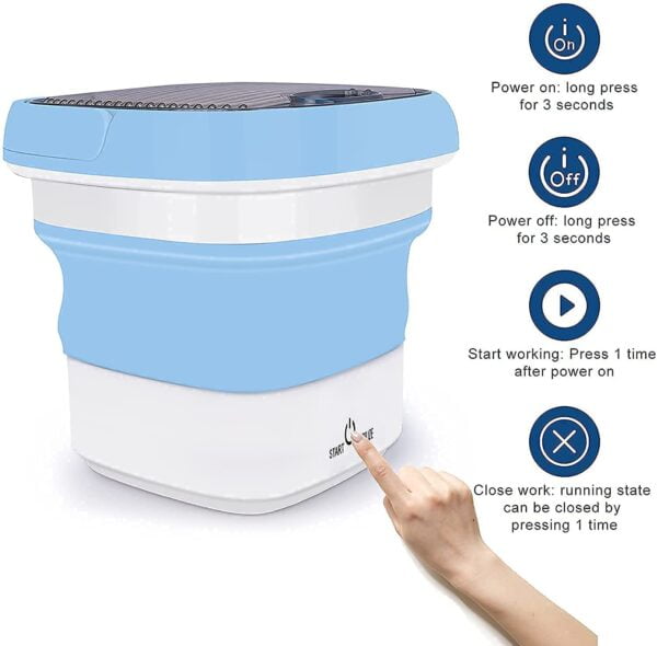 Mini Portable Folding Washing Machine 2