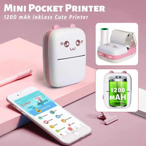 Mini Portable Thermal Pocket Printer