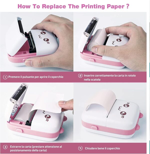 Mini Portable Thermal Pocket Printer