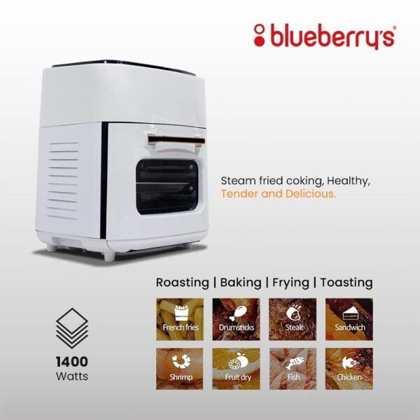 Multi-Purpose Digital Air Fryer 360° Rapid Air Technology with Touch Control Panel