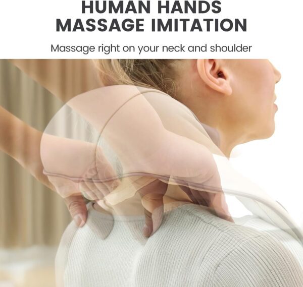 Neck and Shoulder Massager with Heat for Pain Relief