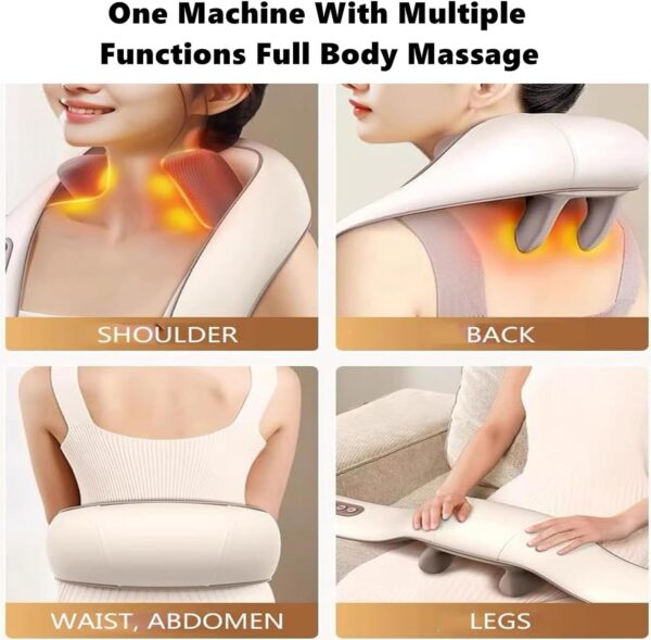 Neck and Shoulder Massager with Heat for Pain Relief