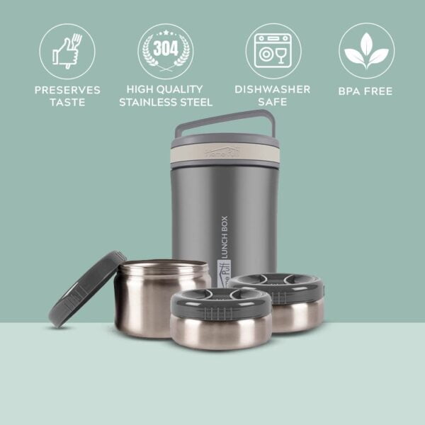 Stainless Steel Vacuum Thermal Leak-Proof Lunch Box