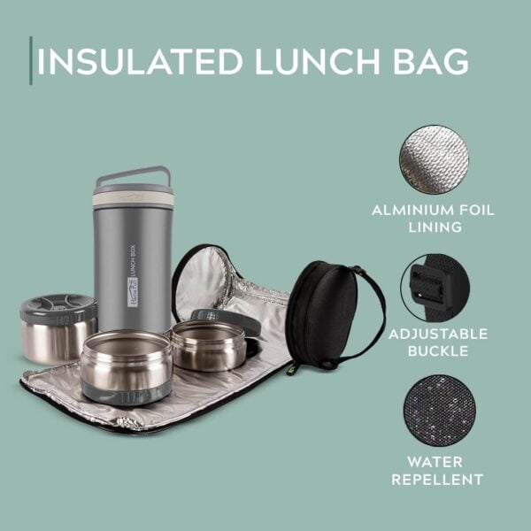 Stainless Steel Vacuum Thermal Leak-Proof Lunch Box