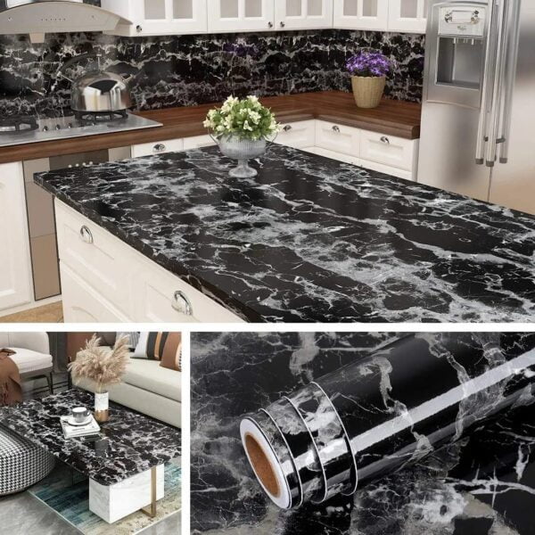 Tiles Sticker Marble Wallpaper Waterproof