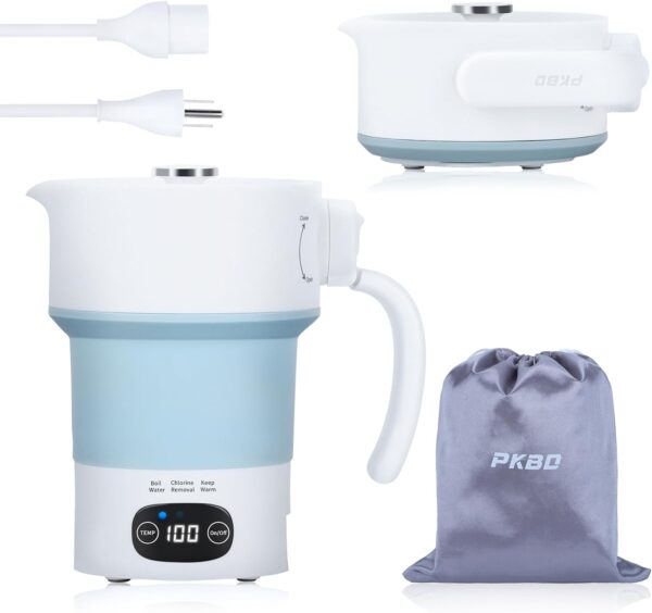 Travel Folding Electric Kettle, Fast Boiling, Beautiful Design Collapsible