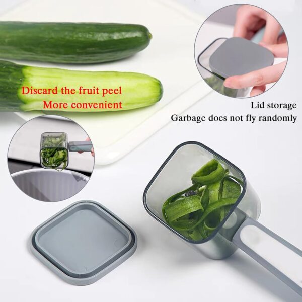 Vegetable Peeler with Container