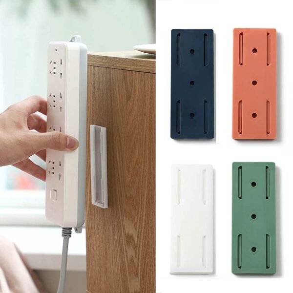 Wall Mounted Self Adhesive Power Strip Holder